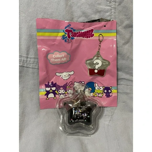 NEW Tsunameez Acrylic Keychain Figure Charm - Hello Kitty & Friends - Badtz-Maru