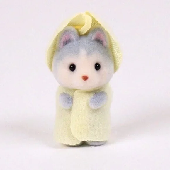 Calico Critters Christmas Husky Girl Triplet‎ Baby