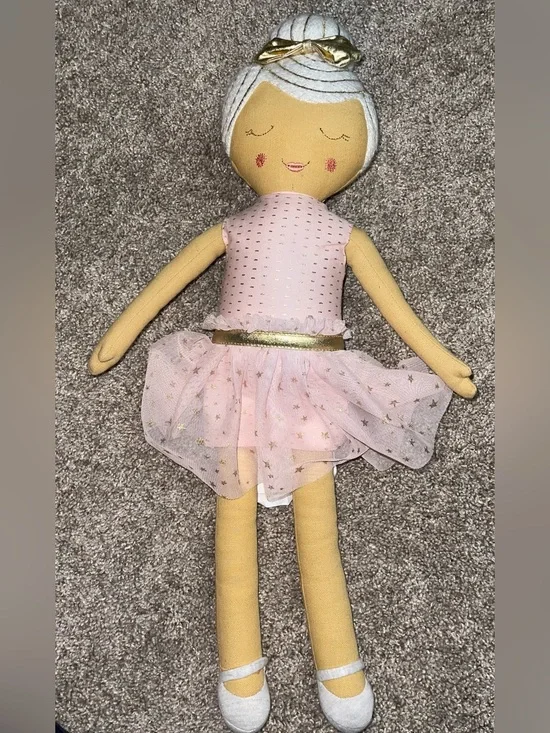 Pillowfort Ballerina plush stuffed doll 21 inch