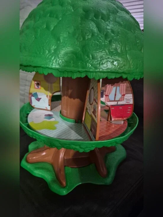 Vintage 1975 Kenner Tree Tots Family Tree House Timber Tots