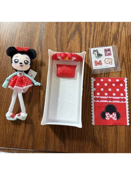 Disney Sweet Seams - Minnie Mouse Doll Complete‎ Set With Box