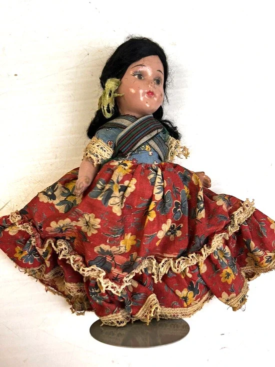 Vintage Hispanic Ethnic Doll 9