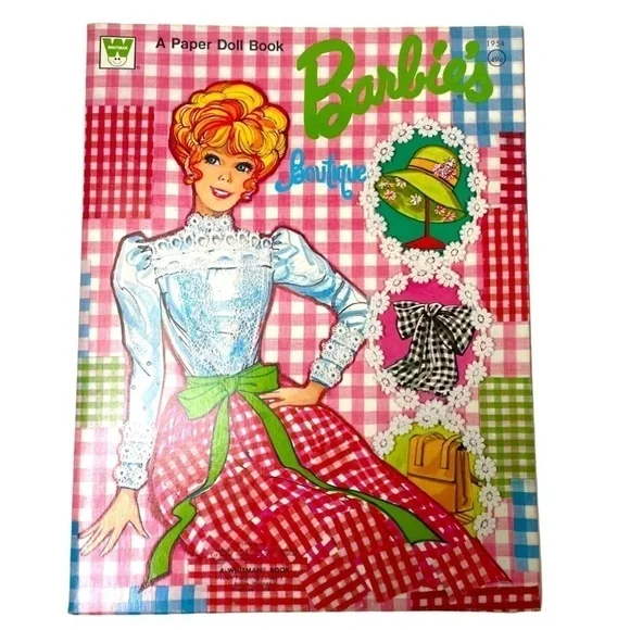NWT Vintage 1973 Mattel Barbie’s Boutique Paper Doll Book