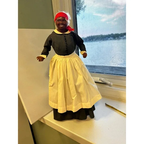Vintage Black Americana Collector Doll 20 Inch Hand Painted folk art GWTW Mammy