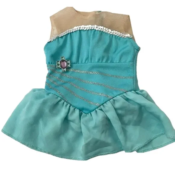 American Girl 2015 Truly Me Sparkly Ice Skating Blue Dress Only Retired