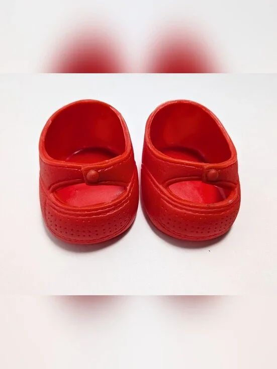 Vintage *Fit* Cabbage Patch Kids Doll/Clothes: Red Maryjane Shoes