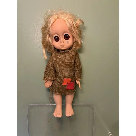 Little Miss No Name Doll With Tear Vintage 1965 Hasbro Excellent Condition!