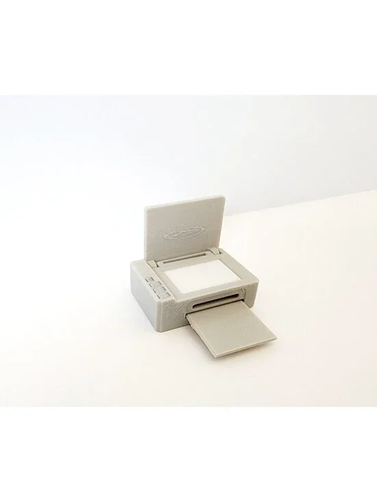 Miniature Dollhouse Printer - Gray
