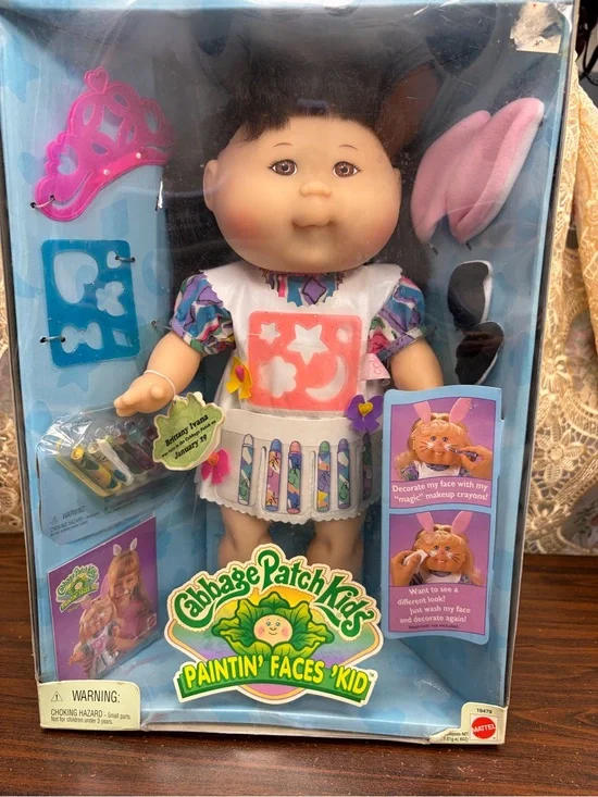 Vintage 1996 Paintin’ Faces Cabbage Patch Kid