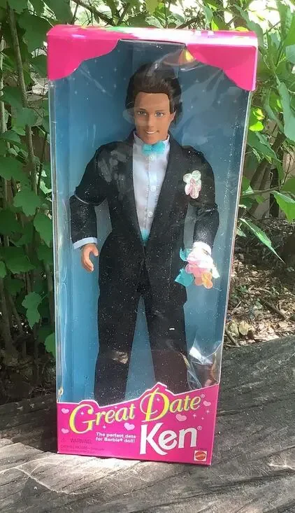 1995 Great Date Ken 14837 Mattel Vintage NIB New Tuxedo Bouquet Toy Gift