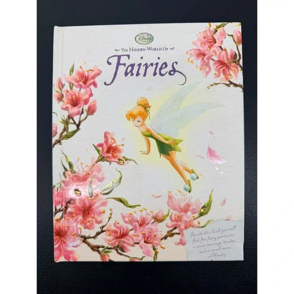 Disney Fairies The Hidden World of Fairies Hardcover Tinker Bell Map Decoders