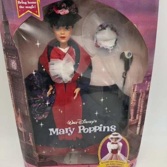 Vintage 1993  MARY POPPINS BARBIE DOLL 11 1/2