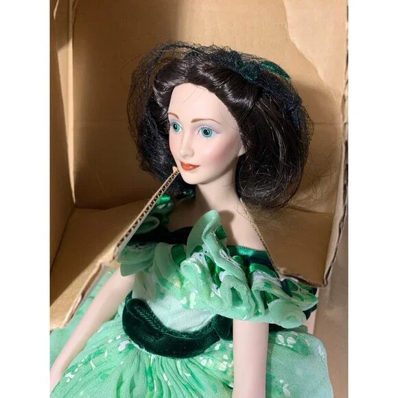 Scarlett O’Hara porcelain doll in Box Franklin Mint