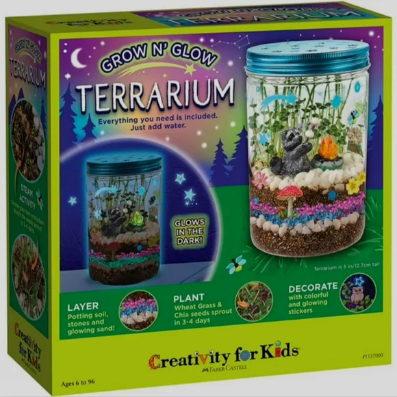 Grow 'N Glow Terrarium Kit NEW