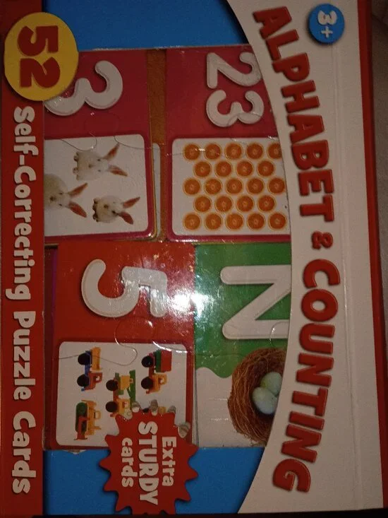 Alphabet and Counting Self Correcting Puzzle