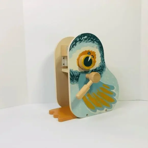 manhattan toy wooden‎ espresso bird/owl replacement base ONLY 2020 play pretend