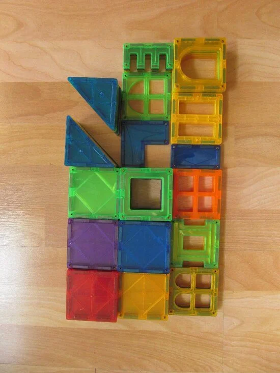 Stem Magnetic Tiles Building Blocks lot of 82