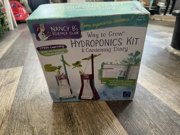 Way To Grow Hydroponics Kit and Gardening Diary Nancy B's Science Club Open Box