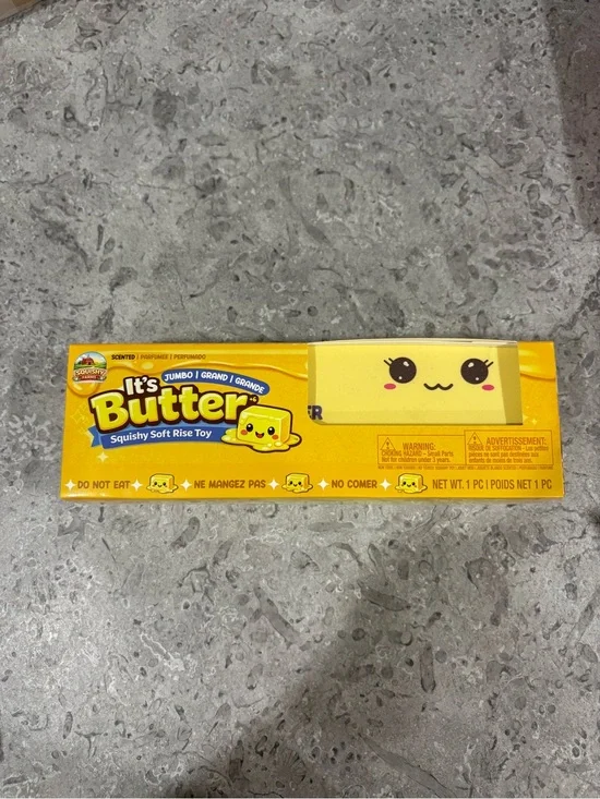 It's Butter Squishy Soft Rise Toy - Yellow