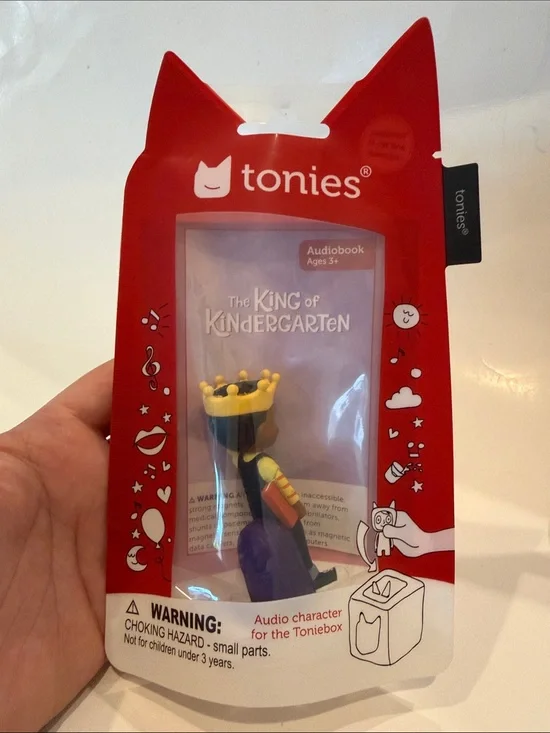 NWT Tonies The King of Kindergarten Audio Figure - Red Packaging