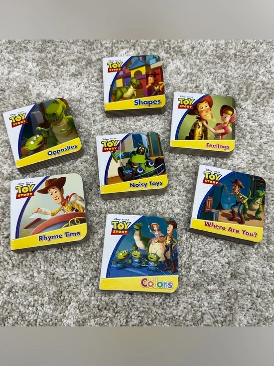 Disney Pixar Toy Story Set of 7 Learning Educational Mini Board Books