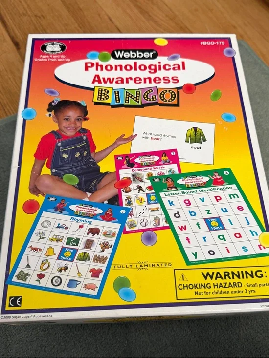 Webber® Phonological Awareness Bingo-EUC