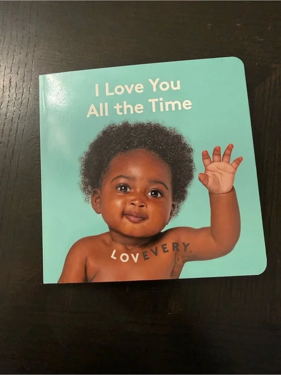 Lovevery 'I Love You All the Time' Board Book - Turquoise