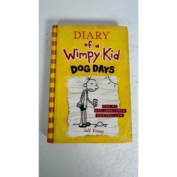 Diary of a‎ Wimpy Kid Dog Days Jeff Kinney 2009 Hardcover Illustrated Humor