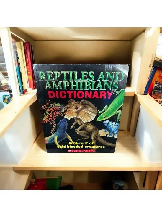 🦎🐍🐢Reptiles and Amphibians Kids Dictionary Book
