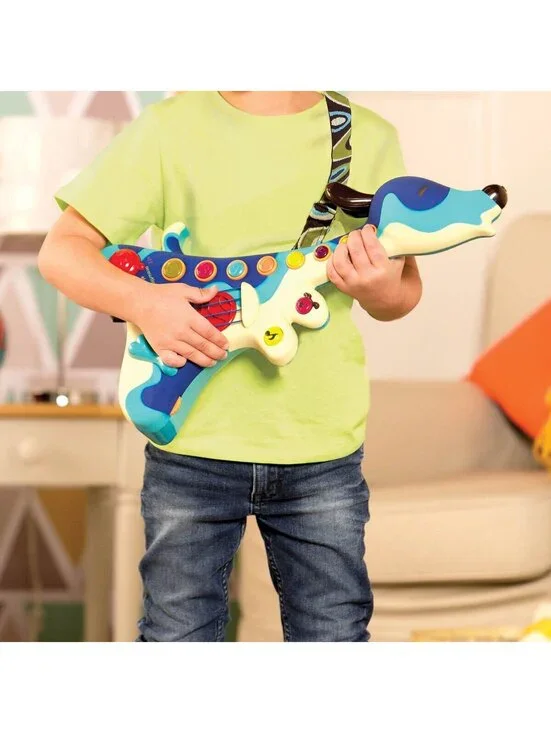 B Toys Interactive Dog Guitar Woofer NWT