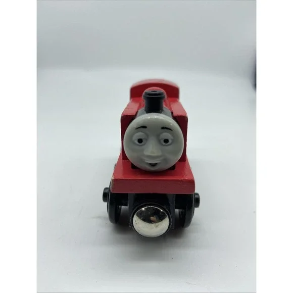 Thomas & Friends Wooden Railway Ivo Hugh Red Engine‎ Train 2003 Learning Curve