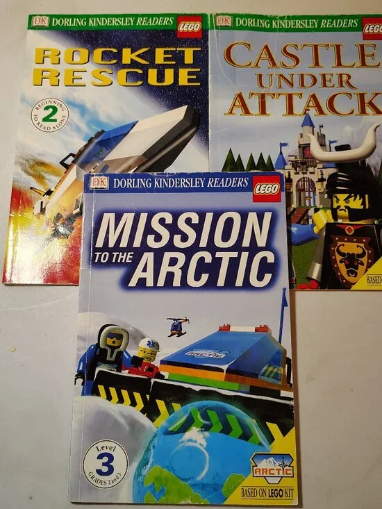 DK Readers Lego L2 Rocket Rescue L3 Castle Under Attack Mission To The Arctic