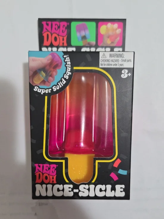 Nice-Sicle Kids Sensory Toy - Pink & Yellow