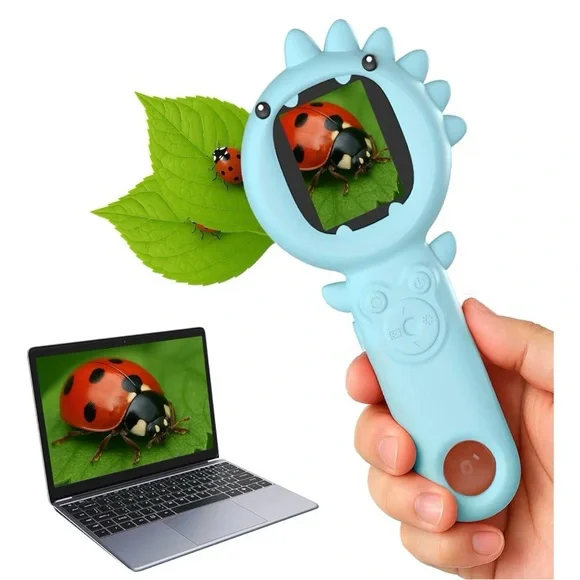 Blue Dinosaur Handheld Magnifier