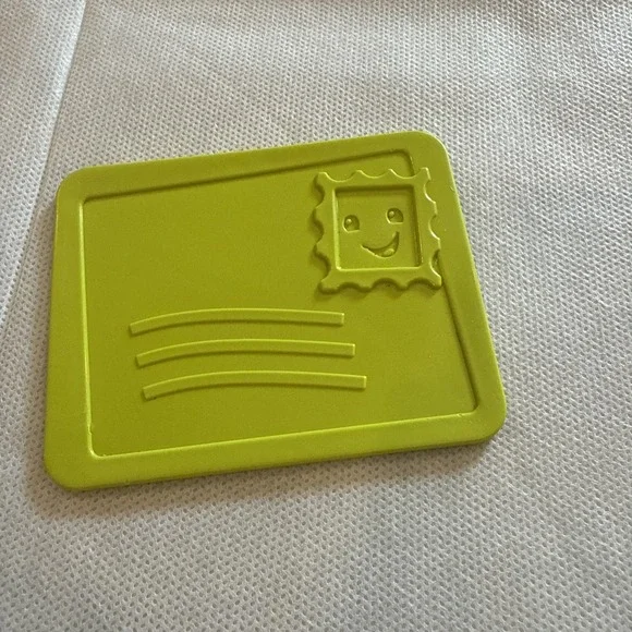 Fisher Price Laugh & Learn House Replacement Mail Green Envelope Letter