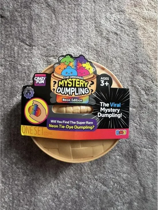 **Crazy Fun Original Mystery Dumpling Neon Edition Squishy Blind Set**