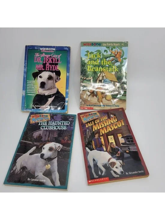 WISHBONE Lot of 4 Chapter Books (Classics & Mysteries) - BK217