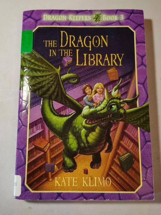 The Dragon In The Library Dragon Keepers Book 3 By Kate Klimo PB Book