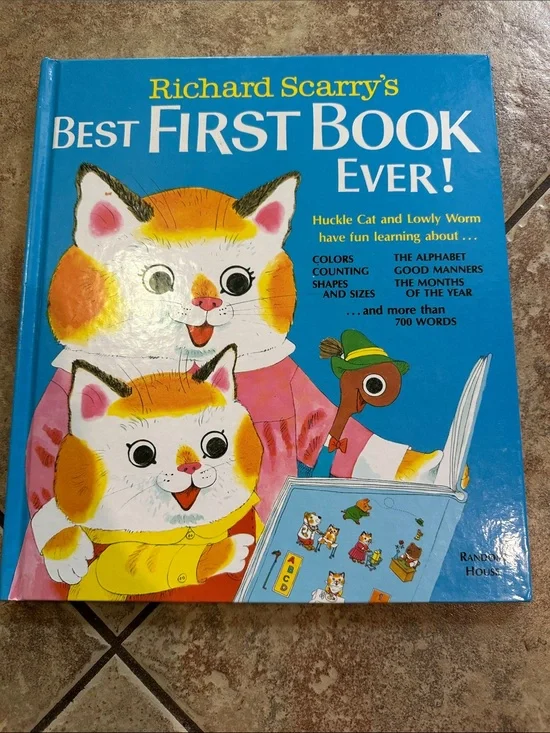 Richard Scarry Best First Book Ever Vintage 1979 Hardcover Busytown