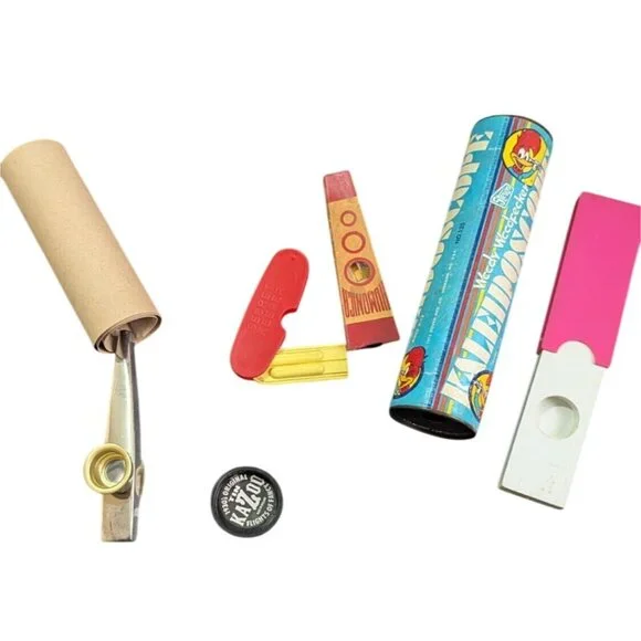 Vintage Kazoo Kaleidoscope   Whistles‎ Toy Lot  Assorted Fun Instruments