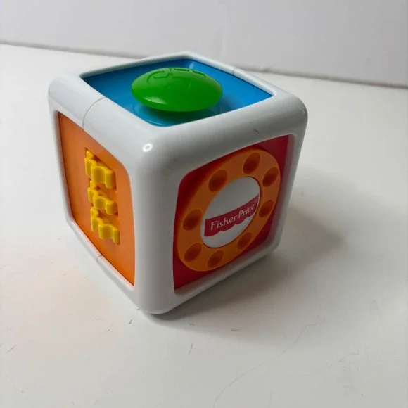 Fisher Price My First Fidget‎ Cube Baby Sensory Activity Toy GBG82 FWP34 Multi