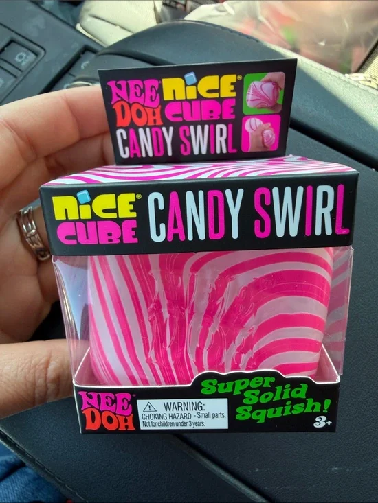 Needoh Candy Swirl Cube. Very hard to find! Brand new.