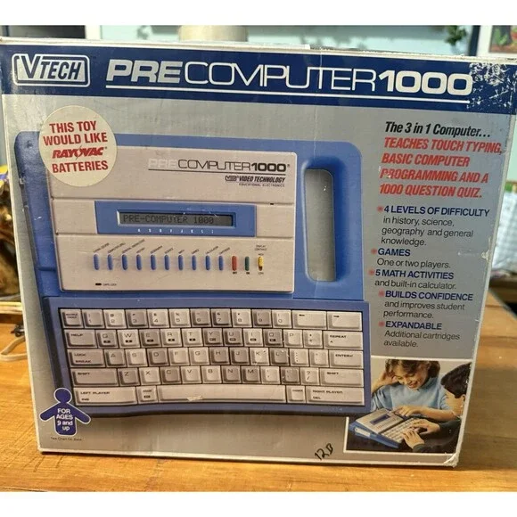 VTech PreComputer 1000 Electronic Vintage  VTech PreComp Manual 1992