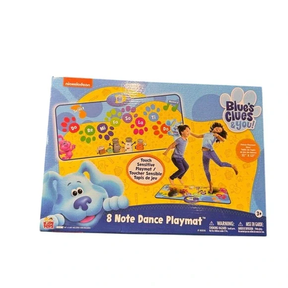 Nickelodeon Blue's Clues‎ & You 8-Note Dance Playmat Musical Toy 80018 NEW
