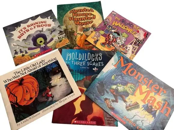 Lot of 6 Halloween Children’s Paperback Picture Books