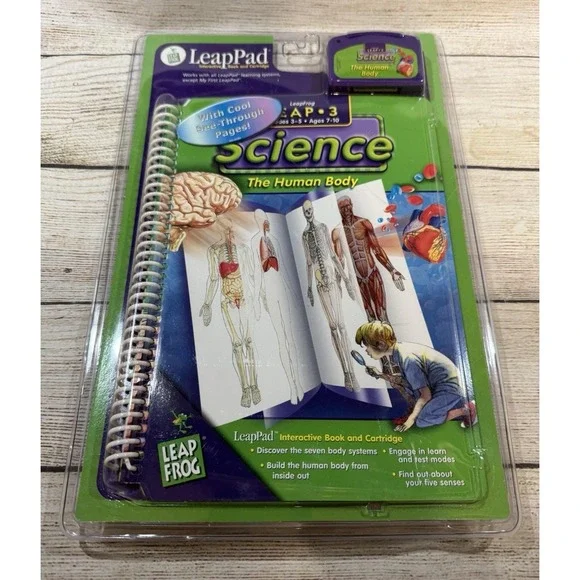 Leap Frog LeapPad Leap-3 Science Interactive Book & Cartridge New & Sealed Tb8