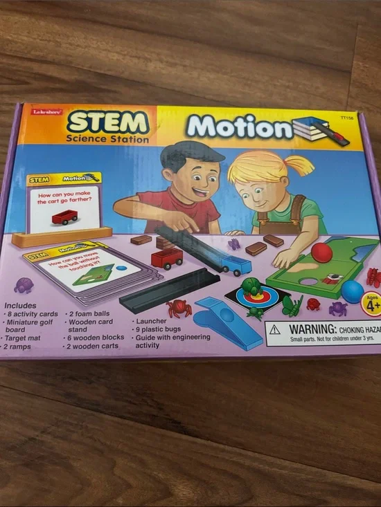 NEW! STEM Motion Science Station Toy - Educational Physics Kit