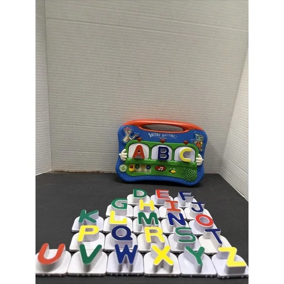 LEAP FROG WORD WHAMMER Electronic Magnetic Fridge Phonics Set - 26 Letters A-Z