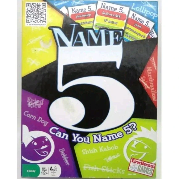 Name 5 Board Can You‎ Endless Learn School Learning Game Age 12+ SEE B60.0GA1858