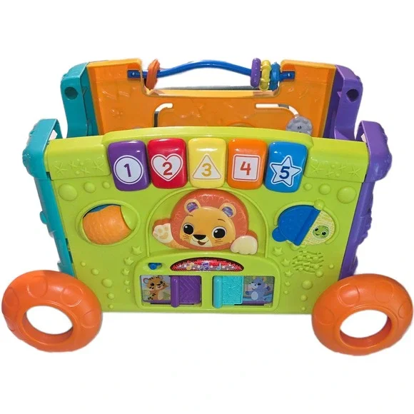 VTech 2-in-1 Shop and Cook Learning Cart Toddler Activity Toy Multi-Color